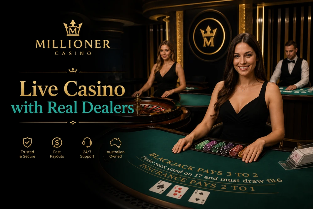 Millioner Casino with Real Dealers
